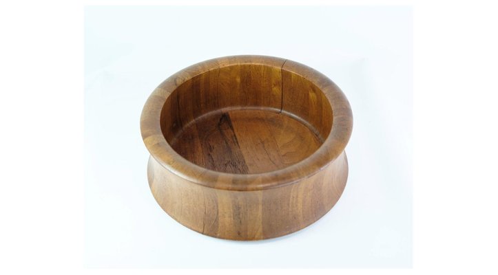 Danish Design Teak Wood Bowl from Digsmed, 1960s-UY-1271321