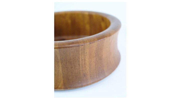 Danish Design Teak Wood Bowl from Digsmed, 1960s-UY-1271321