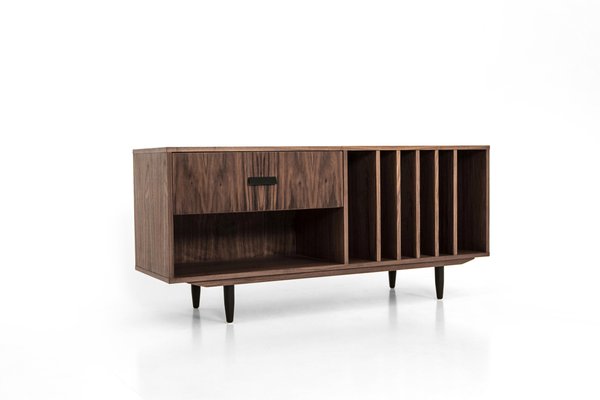 Danish Design Walnut Bookcase-VND-1081687