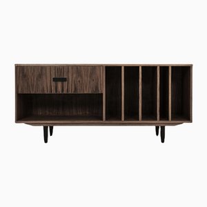 Danish Design Walnut Bookcase-VND-1081687