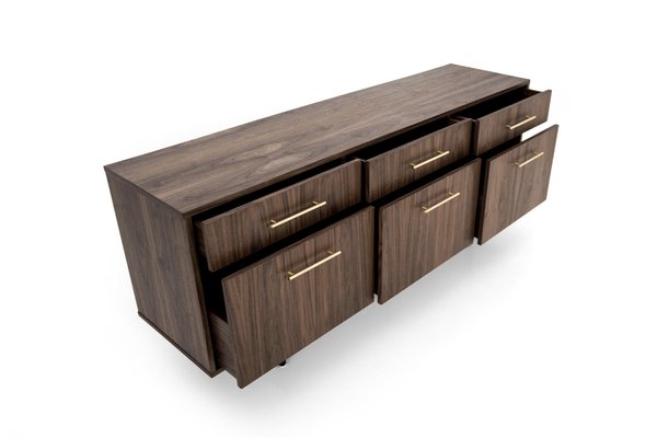 Danish Design Walnut Chest of Drawers-VND-1081827