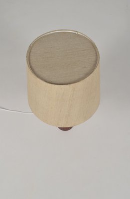 Danish Diabolo Table Lamp with Base in Teak, 1960s-VCR-1765077