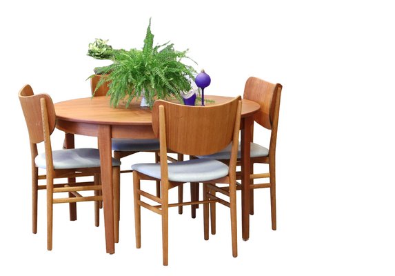 Danish Dining Chair in Teak and Oak by Nils & Eva Koppel for Slagelse Møbelværk, 1950s-BPJ-1424956