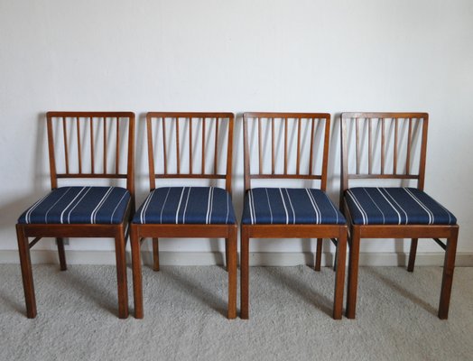 Danish Dining Chairs, 1940s, Set of 4-HPQ-1188065