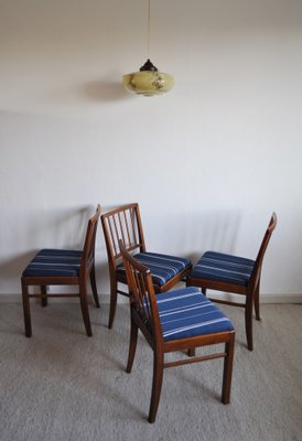 Danish Dining Chairs, 1940s, Set of 4-HPQ-1188065