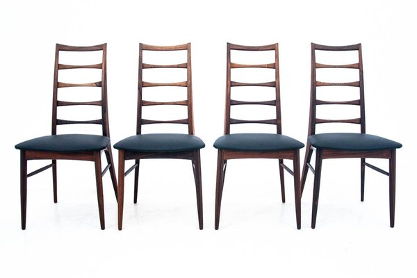 Danish Dining Chairs, 1960s, Set of 4-BXB-912493