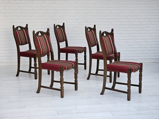 Danish Dining Chairs, 1960s, Set of 5-TMW-1762466