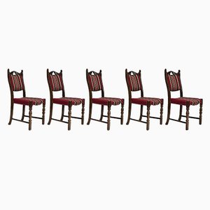 Danish Dining Chairs, 1960s, Set of 5-TMW-1762466