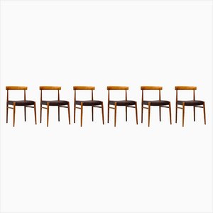 Danish Dining Chairs, 1960s, Set of 6-WN-1409908