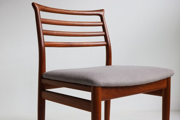 Danish Dining Chairs by Erling Torvits for Sorø Stolefabrik, 1950s, Set of 6-WIP-1729970