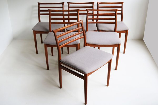 Danish Dining Chairs by Erling Torvits for Sorø Stolefabrik, 1950s, Set of 6-WIP-1729970