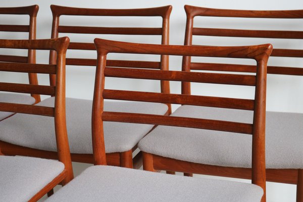 Danish Dining Chairs by Erling Torvits for Sorø Stolefabrik, 1950s, Set of 6-WIP-1729970