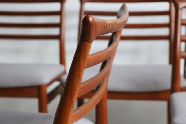 Danish Dining Chairs by Erling Torvits for Sorø Stolefabrik, 1950s, Set of 6-WIP-1729970