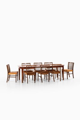 Danish Dining Chairs by Frits Henningsen, 1940s, Set of 8-SC-777262