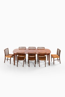 Danish Dining Chairs by Frits Henningsen, 1940s, Set of 8-SC-777262