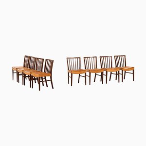 Danish Dining Chairs by Frits Henningsen, 1940s, Set of 8-SC-777262