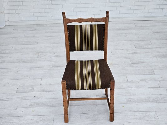 Danish Dining Chairs in Oak Wood, 1970s, Set of 6-TMW-1763267