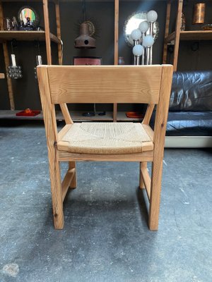 Danish Dining Chairs in Pine by Tage Poulsen, 1974, Set of 6-QVY-1756495