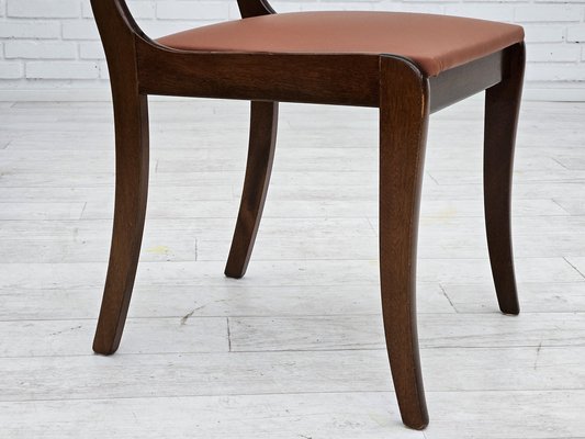 Danish Dining Chairs in Teak and Leather from Ørum Møbelfabrik, 1960s-1970s, Set of 6-TMW-1783598