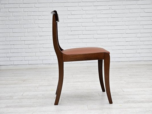 Danish Dining Chairs in Teak and Leather from Ørum Møbelfabrik, 1960s-1970s, Set of 6-TMW-1783598