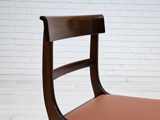 Danish Dining Chairs in Teak and Leather from Ørum Møbelfabrik, 1960s-1970s, Set of 6-TMW-1783598