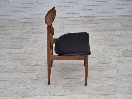 Danish Dining Chairs in Teak Wood, 1960s, Set of 5-TMW-2028164