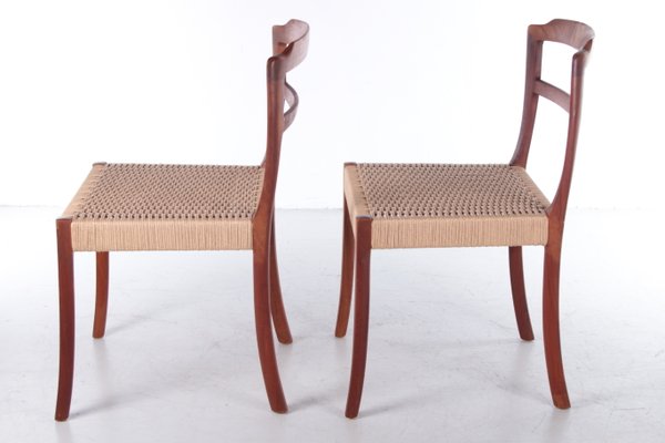 Danish Dining Room Chairs by Ole Wanscher, 1960, Set of 2-EZZ-1058620