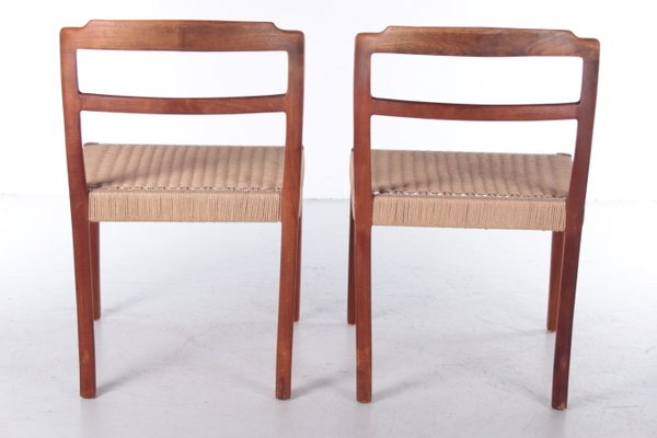 Danish Dining Room Chairs by Ole Wanscher, 1960, Set of 2-EZZ-1058620