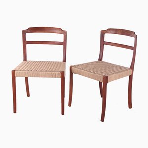 Danish Dining Room Chairs by Ole Wanscher, 1960, Set of 2-EZZ-1058620