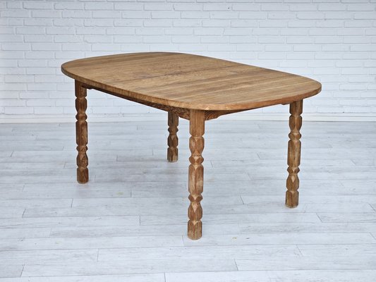 Danish Dining Table in Oak, 1970s-TMW-1763164