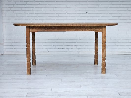 Danish Dining Table in Oak, 1970s-TMW-1763164