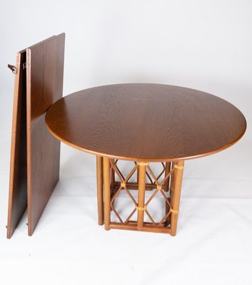 Danish Dining Table in Oak with Two Extensions, 1960s-UY-942381