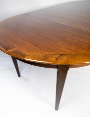 Danish Dining Table in Rosewood with Extension Plates, 1960s-UY-952744