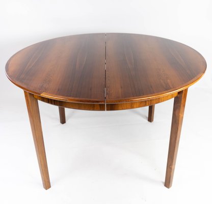 Danish Dining Table in Rosewood with Extension Plates, 1960s-UY-952742