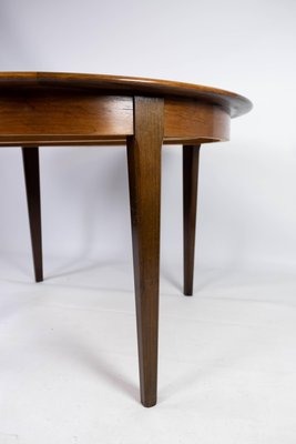 Danish Dining Table in Rosewood with Extension Plates, 1960s-UY-952744