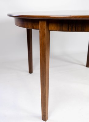 Danish Dining Table in Rosewood with Extension Plates, 1960s-UY-952742