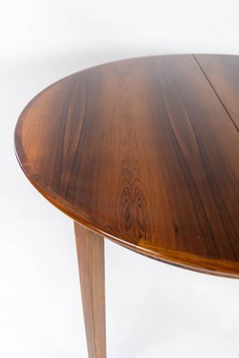 Danish Dining Table in Rosewood with Extension Plates, 1960s-UY-952742