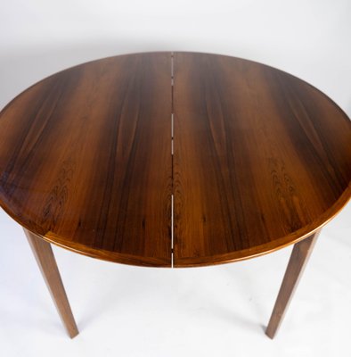 Danish Dining Table in Rosewood with Extension Plates, 1960s-UY-952742