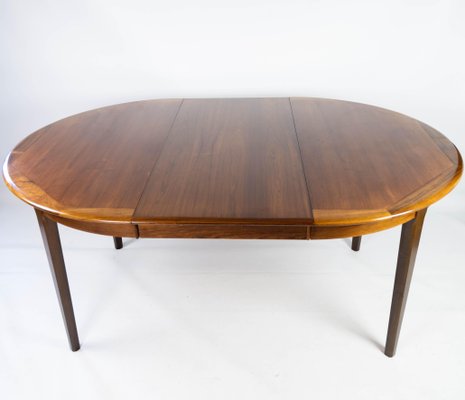 Danish Dining Table in Rosewood with Extension Plates, 1960s-UY-952744