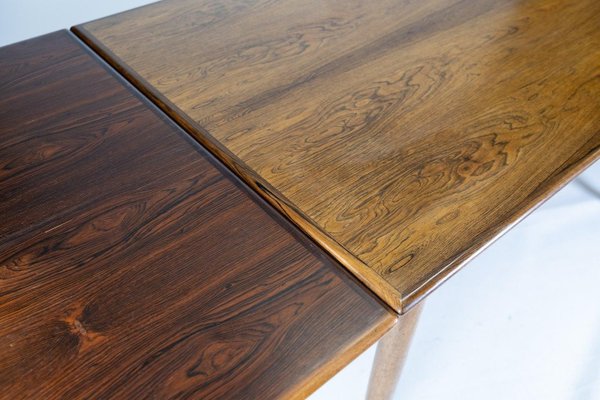 Danish Dining Table in Rosewood with Extensions, 1960s-UY-942390