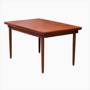 Danish Dining Table in Teak with Double Pull-Out Tops, 1960s-BPJ-1789284