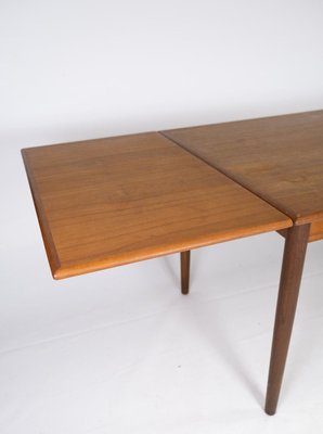 Danish Dining Table in Teak with Extensions, 1960s-UY-852219