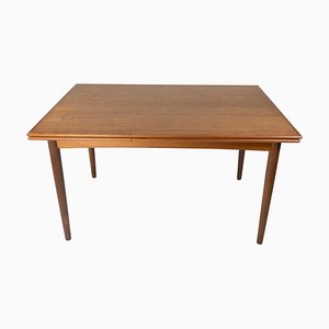 Danish Dining Table in Teak with Extensions, 1960s-UY-852219