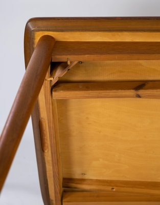 Danish Dining Table in Teak with Extensions and Legs in Oak, 1960s-UY-951523