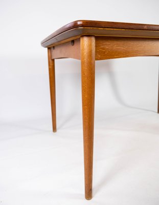 Danish Dining Table in Teak with Extensions and Legs in Oak, 1960s-UY-951523