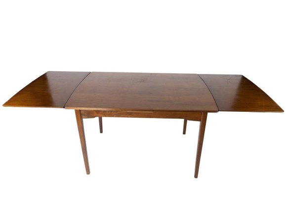 Danish Dining Table in Walnut with Extension, 1960s-UY-852220