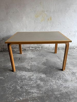 Danish Dining Table in Wood with with Grey Top from Magnus Olesen, 1970s-PDG-2016849