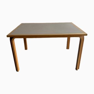 Danish Dining Table in Wood with with Grey Top from Magnus Olesen, 1970s-PDG-2016849