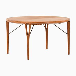 Danish Dining Table Produced by Helge Vestergaard Jensen for Peder Pedersen-SC-1175463