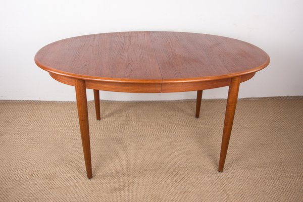 Danish Dinner Table in Teak by Gudme Mobelfabrik, 1960s-EMB-1730453